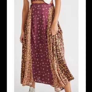 Free People Kaia Maxi floral Skirt
